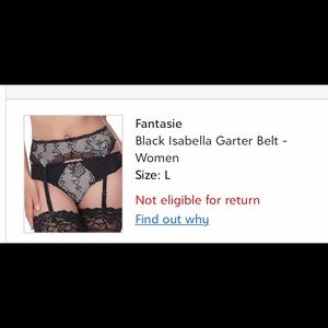 Lingerie.  Fantasy garter belt